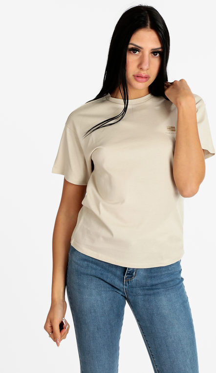 Napapijri S NINA T-shirt donna manica corta con logo T-Shirt Manica Corta donna Beige taglia XL