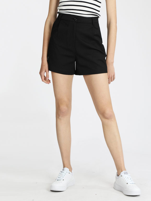 Miti Baci Shorts donna a vita alta Shorts donna Nero taglia XL