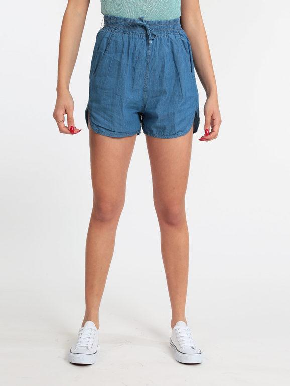 Airisa Shorts donna effetto jeans Shorts donna Jeans taglia M/L