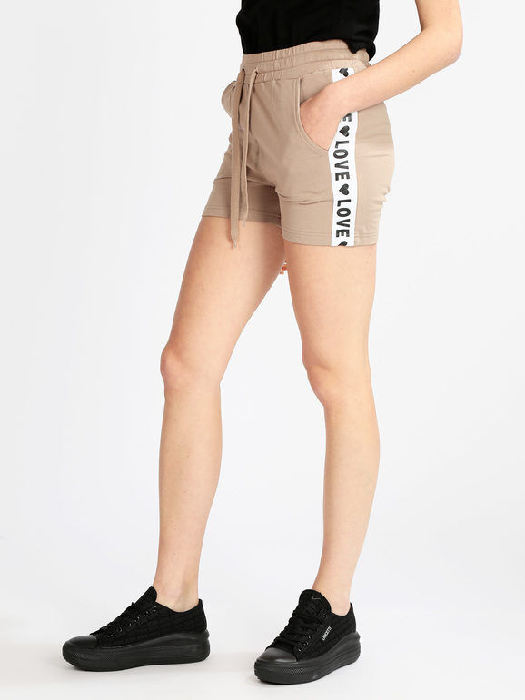 Dance Shorts donna in felpa Shorts donna Beige taglia XL