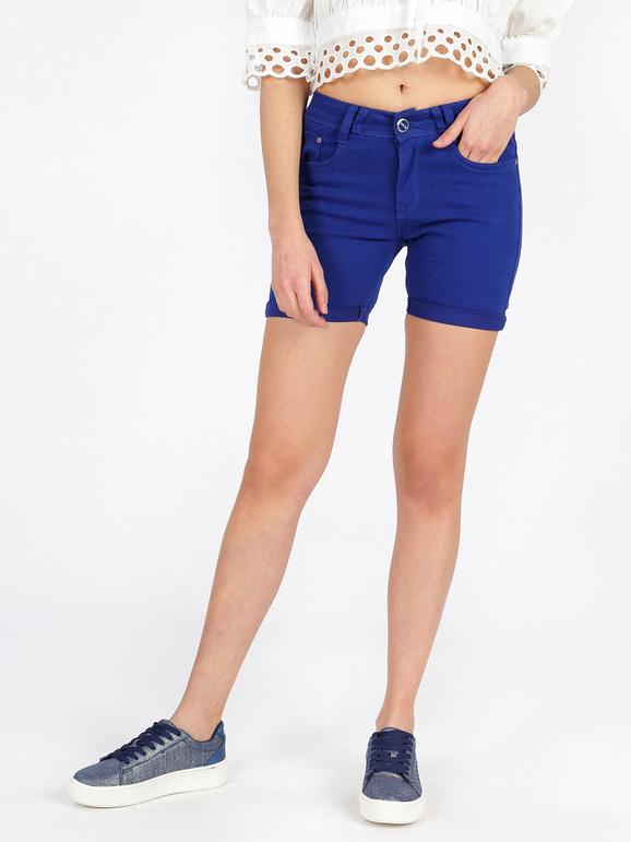 Chris Jeans Shorts elasticizzati Shorts donna Blu taglia M