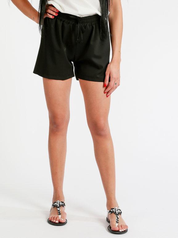 Frenetika Shorts nero con coulisse Shorts donna Nero taglia M