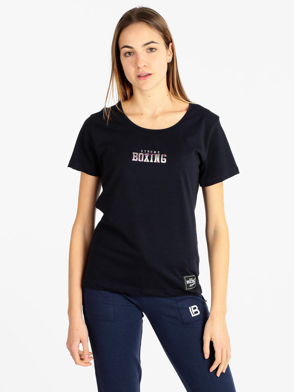 Xtreme Boxing T-shirt donna a maniche corte T-Shirt Manica Corta donna Blu taglia XL