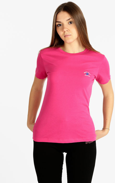 Polo Club T-shirt donna con logo T-Shirt Manica Corta donna Fucsia taglia XL