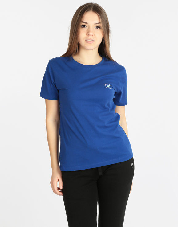 Polo Club T-shirt donna con logo T-Shirt Manica Corta donna Blu taglia L