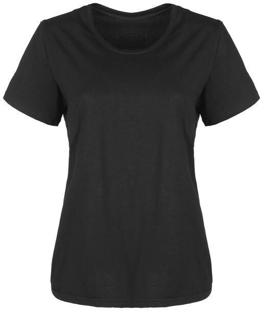 Solada T-shirt donna girocollo T-Shirt Manica Corta donna Nero taglia L/XL