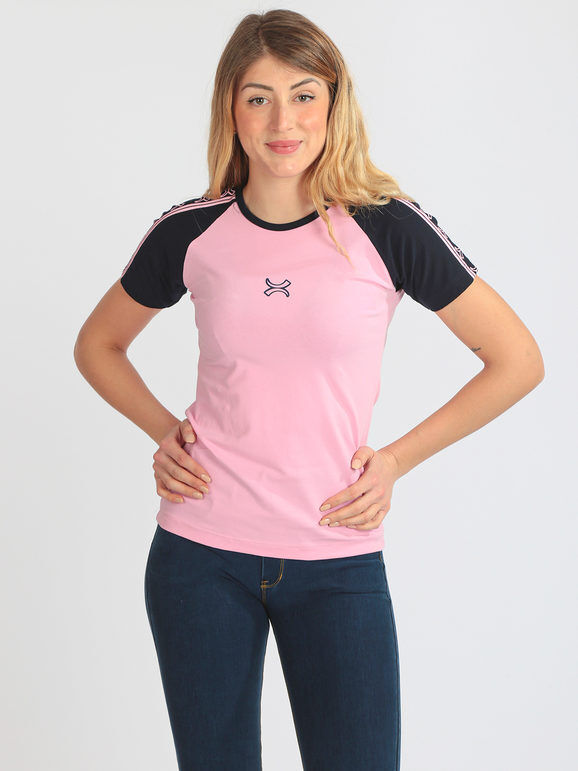 Millennium T-shirt donna in cotone elasticizzato T-Shirt Manica Corta donna Rosa taglia XL