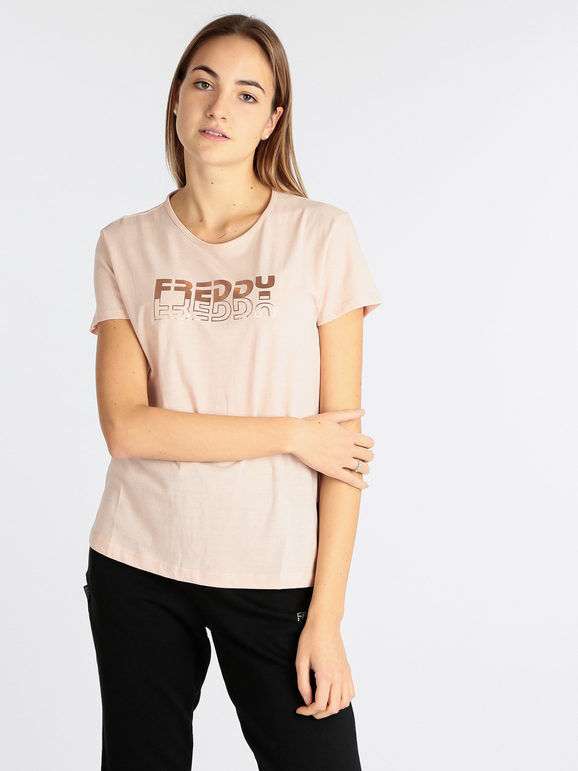 Freddy T-shirt donna manica corta T-Shirt Manica Corta donna Rosa taglia XL