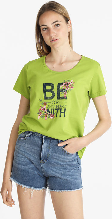 Coveri T-shirt manica corta donna con stampa T-Shirt Manica Corta donna Verde taglia L