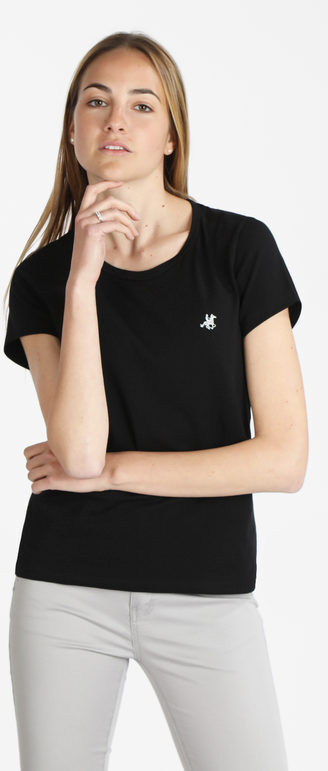 U.S. Grand Polo T-shirt manica corta donna monocolore T-Shirt Manica Corta donna Nero taglia XL