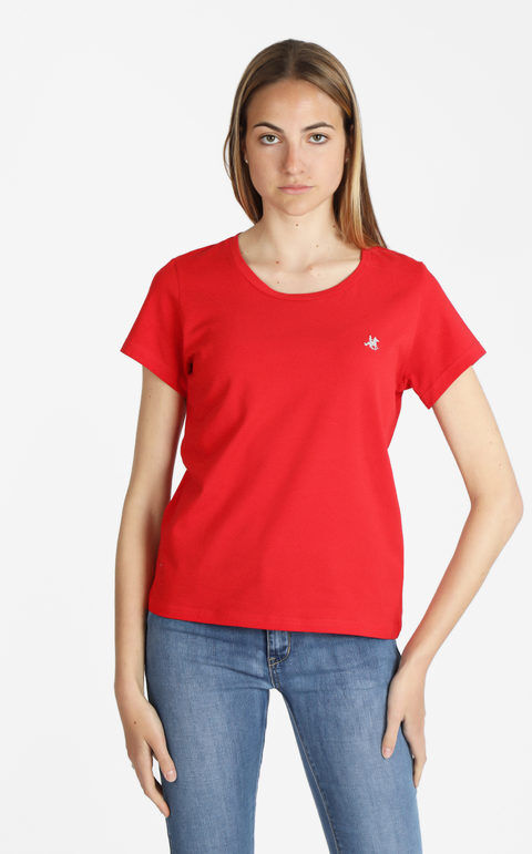 U.S. Grand Polo T-shirt manica corta donna monocolore T-Shirt Manica Corta donna Rosso taglia XL