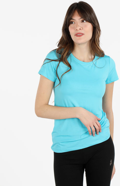 Athl Dpt T-shirt sportiva da donna in tessuto tecnico T-Shirt Manica Corta donna Blu taglia XL