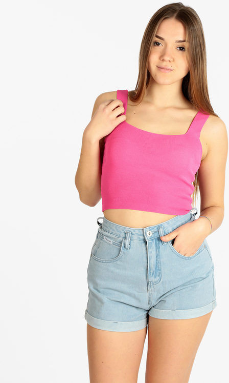 Solada Top cropped donna Tops donna Fucsia taglia Unica