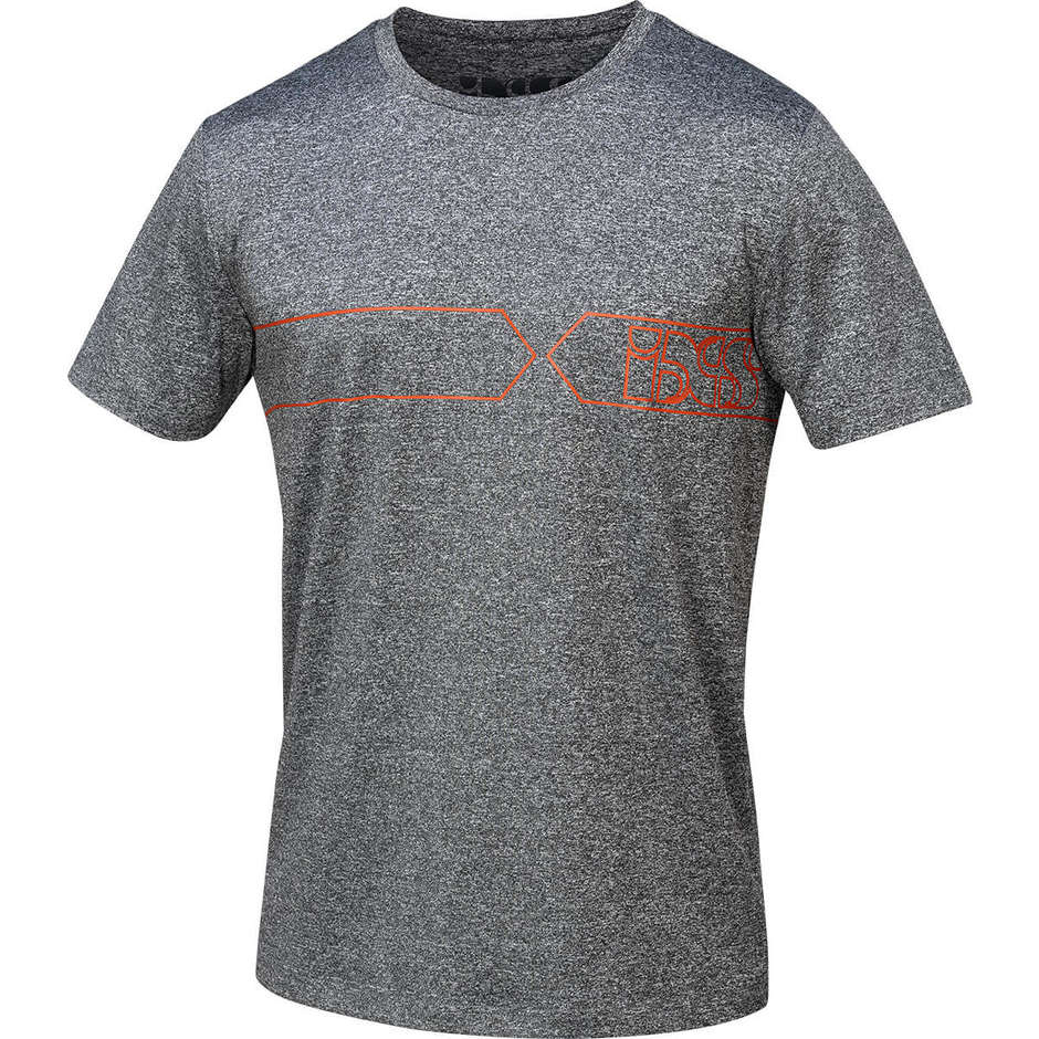 Maglia Moto Casual Ixs TEAM FUNCTION Grigio Rossa taglia XL