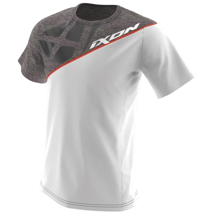 T-Shirt Uomo Ixon FASTER Bianco Grigio taglia L