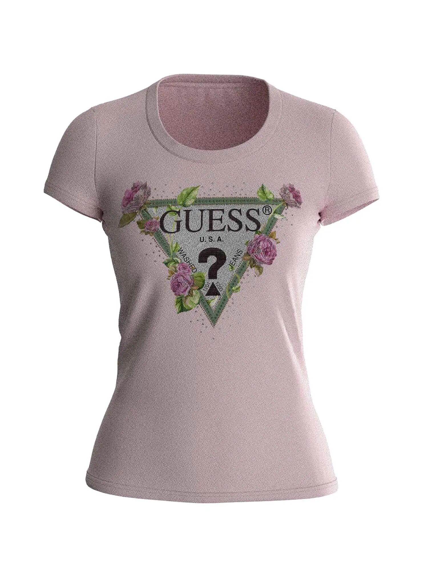 Guess T-shirt Donna Colore Rosa ROSA L