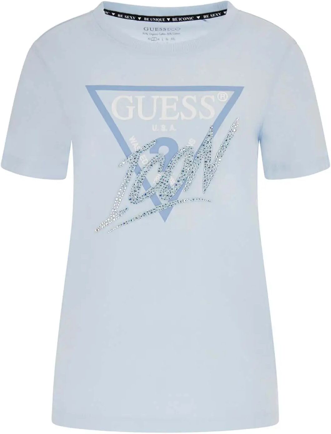 Guess T-shirt Donna Colore Blu BLU XS