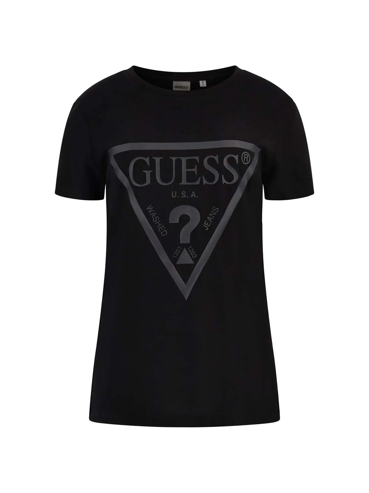 Guess T-shirt Donna Colore Nero NERO S