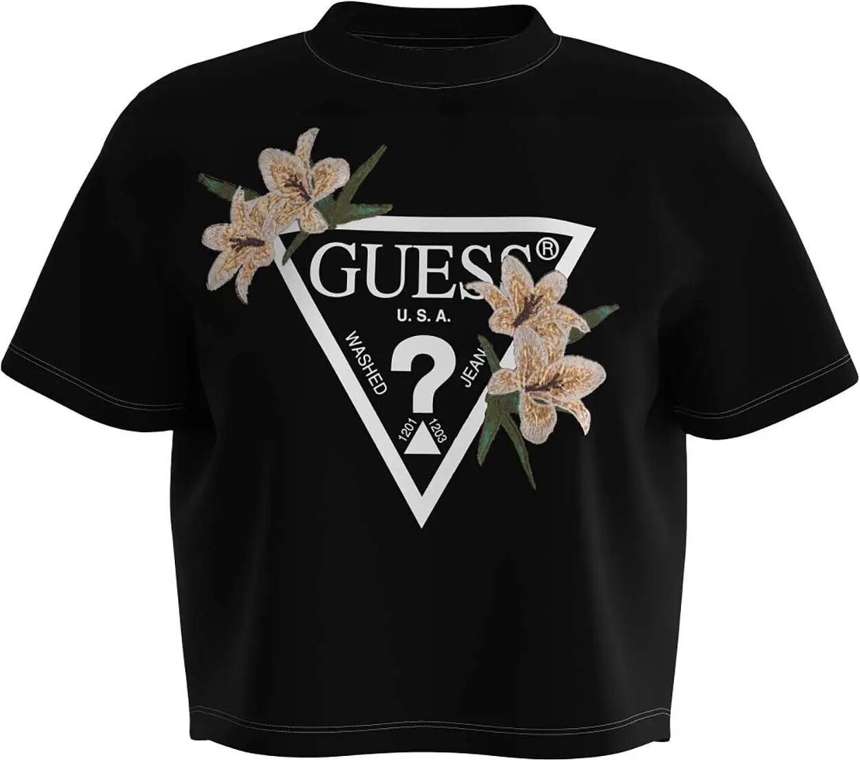 Guess T-shirt Donna Colore Nero NERO S