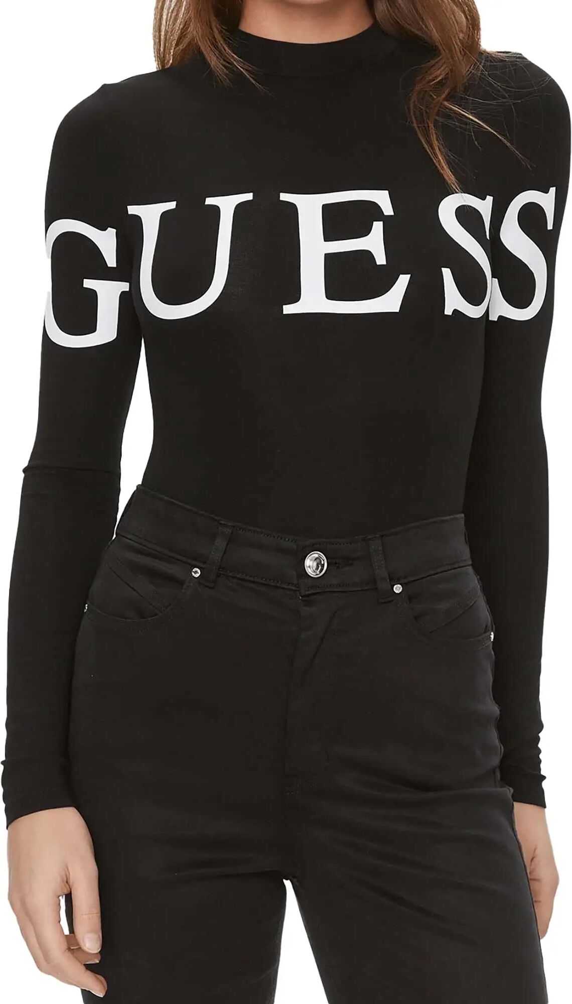 Guess Body Donna Colore Nero NERO XL