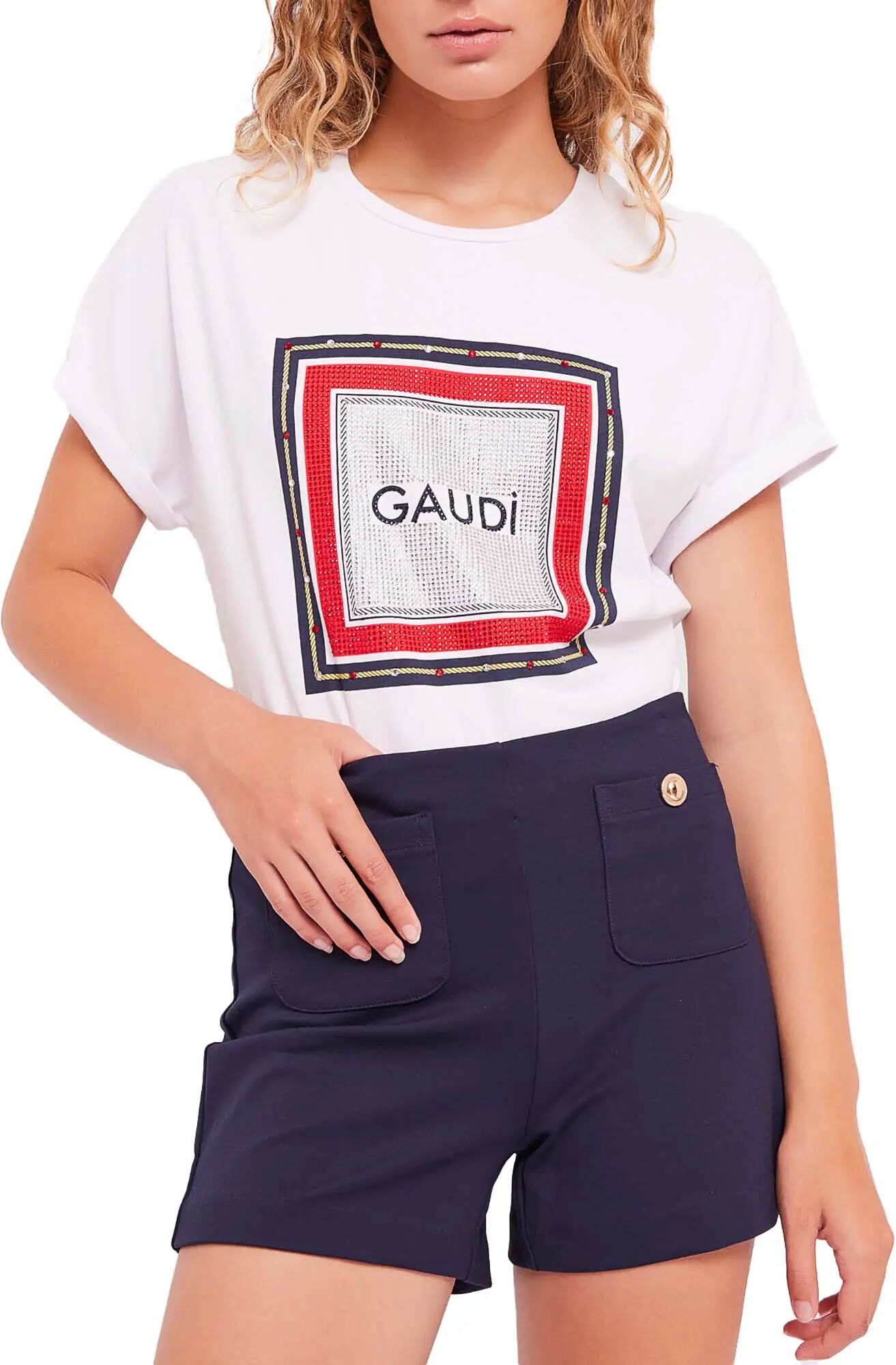 Gaud&igrave; T-shirt Donna Colore Bianco BIANCO XS