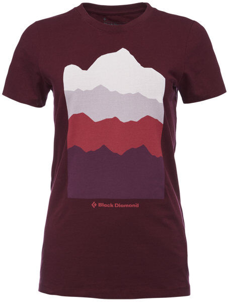 Black Diamond Vista - T-Shirt arrampicata - donna Dark Red S