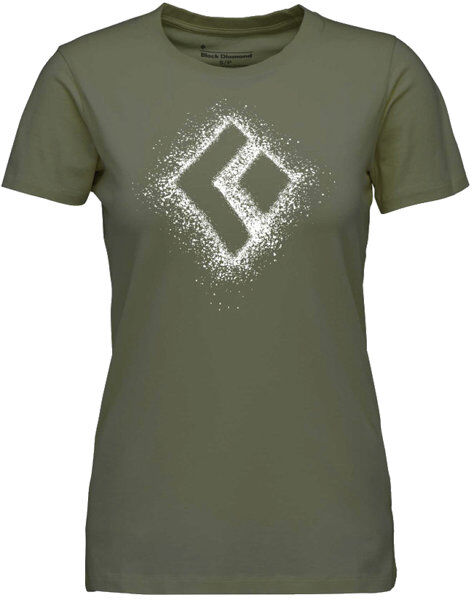 Black Diamond W Chalked Up 2.0 SS - T-shirt - donna Dark Green S