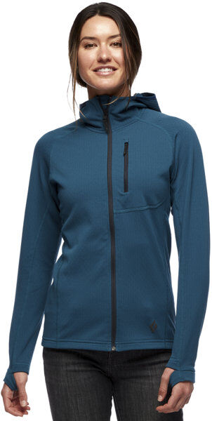 Black Diamond W Coefficient Fleece - felpa in pile - donna Blue L