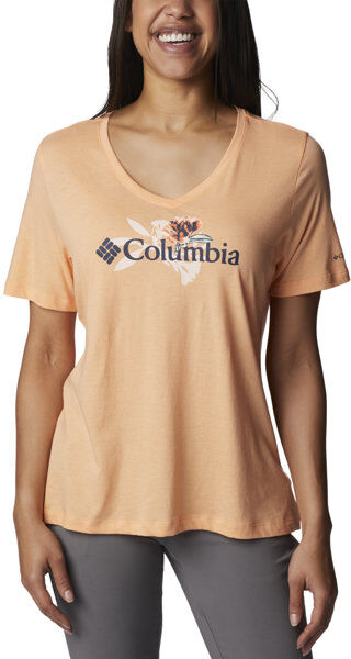 Columbia Bluebird Day Relaxed V - T-shirt - donna Orange S