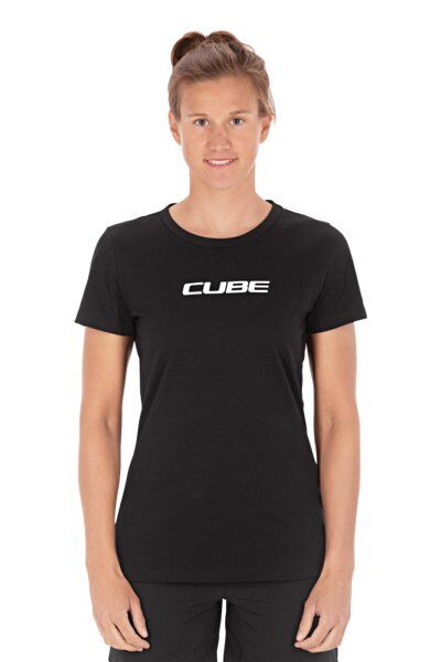 Cube Classic Logo WS - T-Shirt - donna Black L