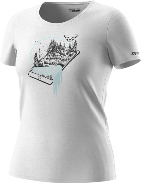 Dynafit Artist Series Co W - T-shirt - donna White/Black/Light Blue XL