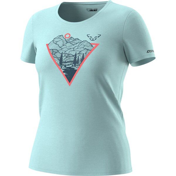 Dynafit Artist Series Co W - T-shirt - donna Light Blue/Blue/Pink S