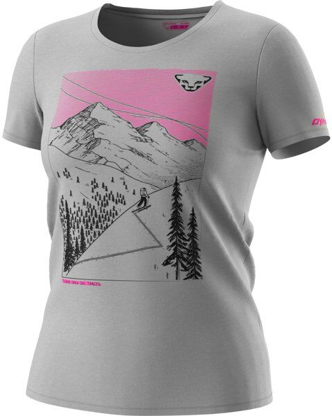 Dynafit Artist Series Drirelease® - T-Shirt - donna Light Grey/Black/Pink XL