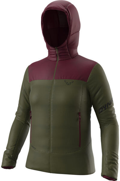 Dynafit Radical Primaloft® Hooded - giacca in Primaloft - donna Dark Green/Bordeaux XL