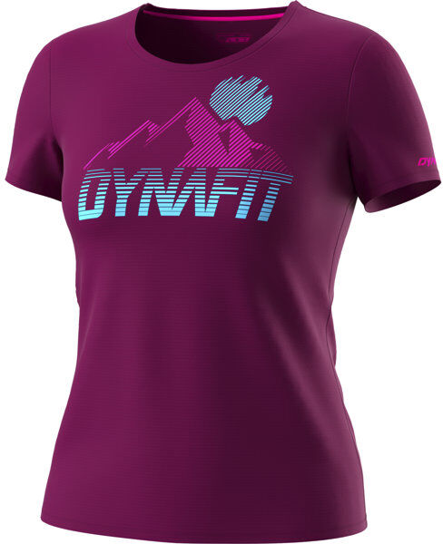 Dynafit Transalper Graphic S/S - T-shirt - donna Purple/Light Blue/Pink L