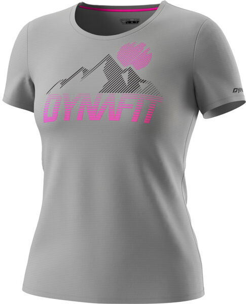 Dynafit Transalper Graphic S/S - T-shirt - donna Light Grey/Pink/Black S