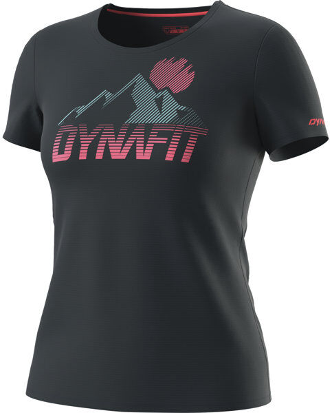 Dynafit Transalper Graphic S/S - T-shirt - donna Light Red/Dark Blue/Light Blue S