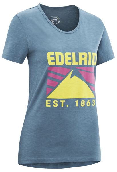 Edelrid Wo Highball V - T-shirt - donna Light Blue L