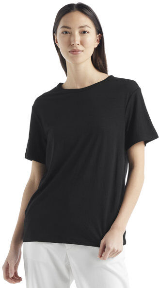 Icebreaker Merino Granary SS - T-shirt - donna Black XL