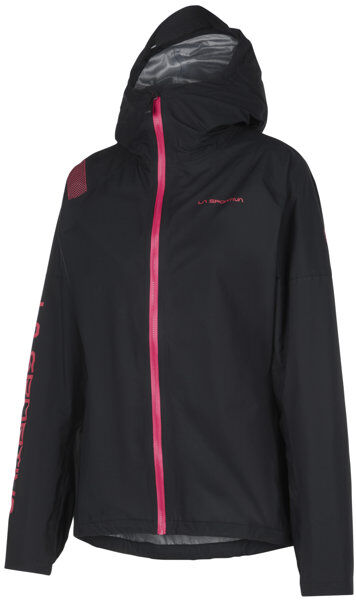 La Sportiva Pocketshell W - giacca hardshell - donna Black/Pink S