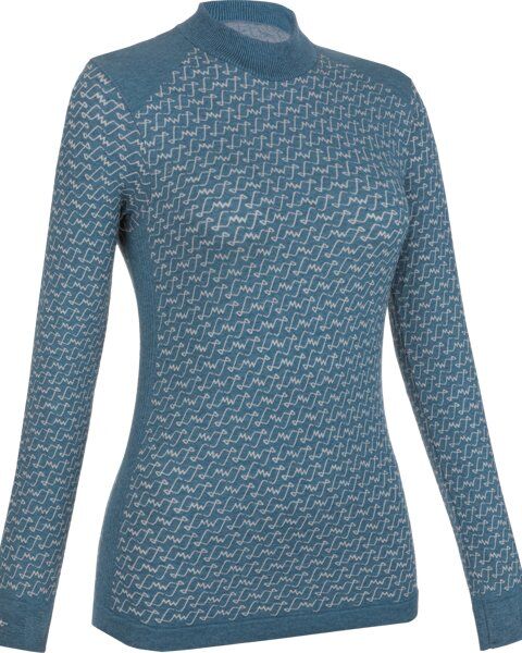 LaMunt Alice Cashmere Baselayer - maglia a maniche lunghe - donna Light Blue I40 D34