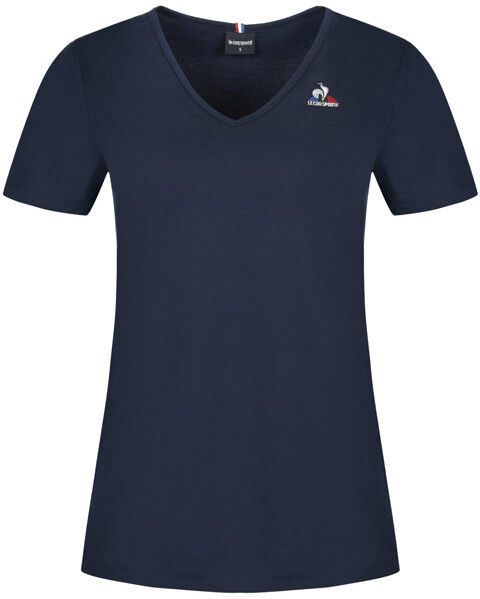 Le Coq Sportif Ess SS Col V N2 W - T-shirt - donna Blue S