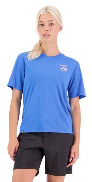 Mons Royale Icon Merino Air-Con Relaxed - T-shirt - donna Blue S