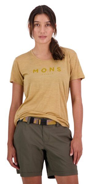 Mons Royale Zephyr Merino Cool - T-shirt - donna Dark Yellow S
