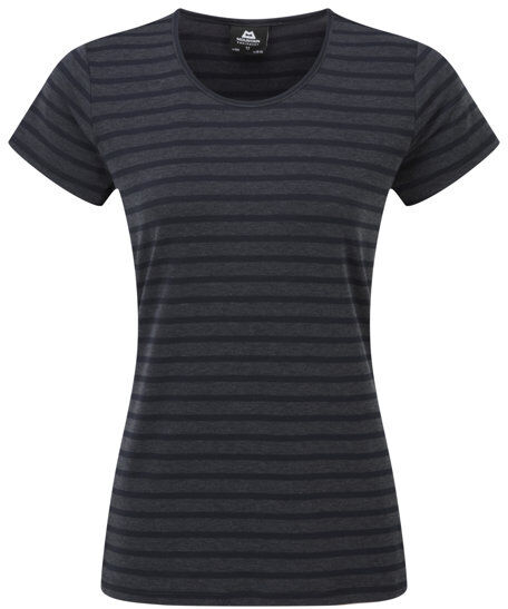 Mountain Equipment Groundup Stripe W - T-shirt - donna Black 8 UK