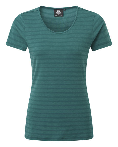 Mountain Equipment Groundup Stripe W - T-shirt - donna Green 10 UK