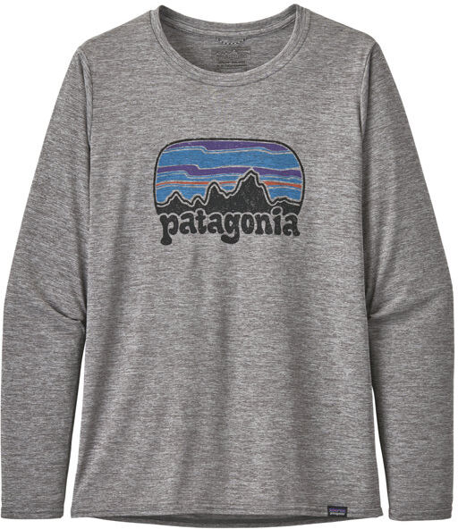 Patagonia Capilene Cool Daily Graphic - maglia a maniche lunghe - donna Grey M