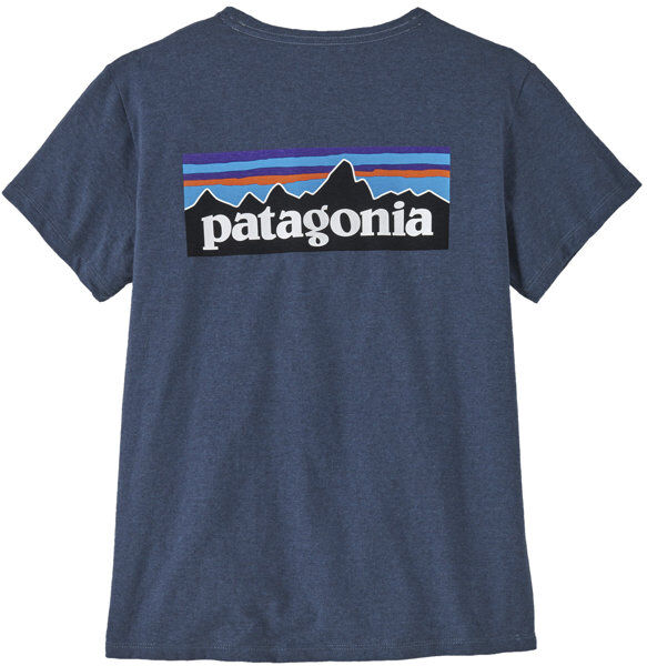 Patagonia P-6 Logo Responsibili-Tee - T-shirt - donna Blue/White M
