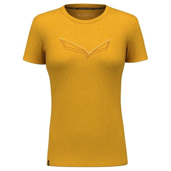 Salewa Pure Eagle Frame Dry W - T-shirt- donna Yellow I42 D36