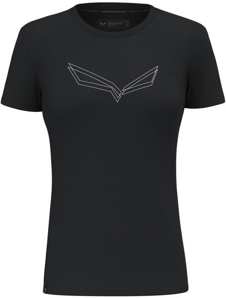 Salewa Pure Eagle Frame Dry W - T-shirt- donna Black/White I42 D36